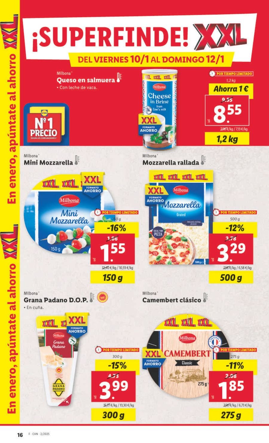Ofertas de Lidl España de 7 a 12 enero 2025 Ofertas XXL