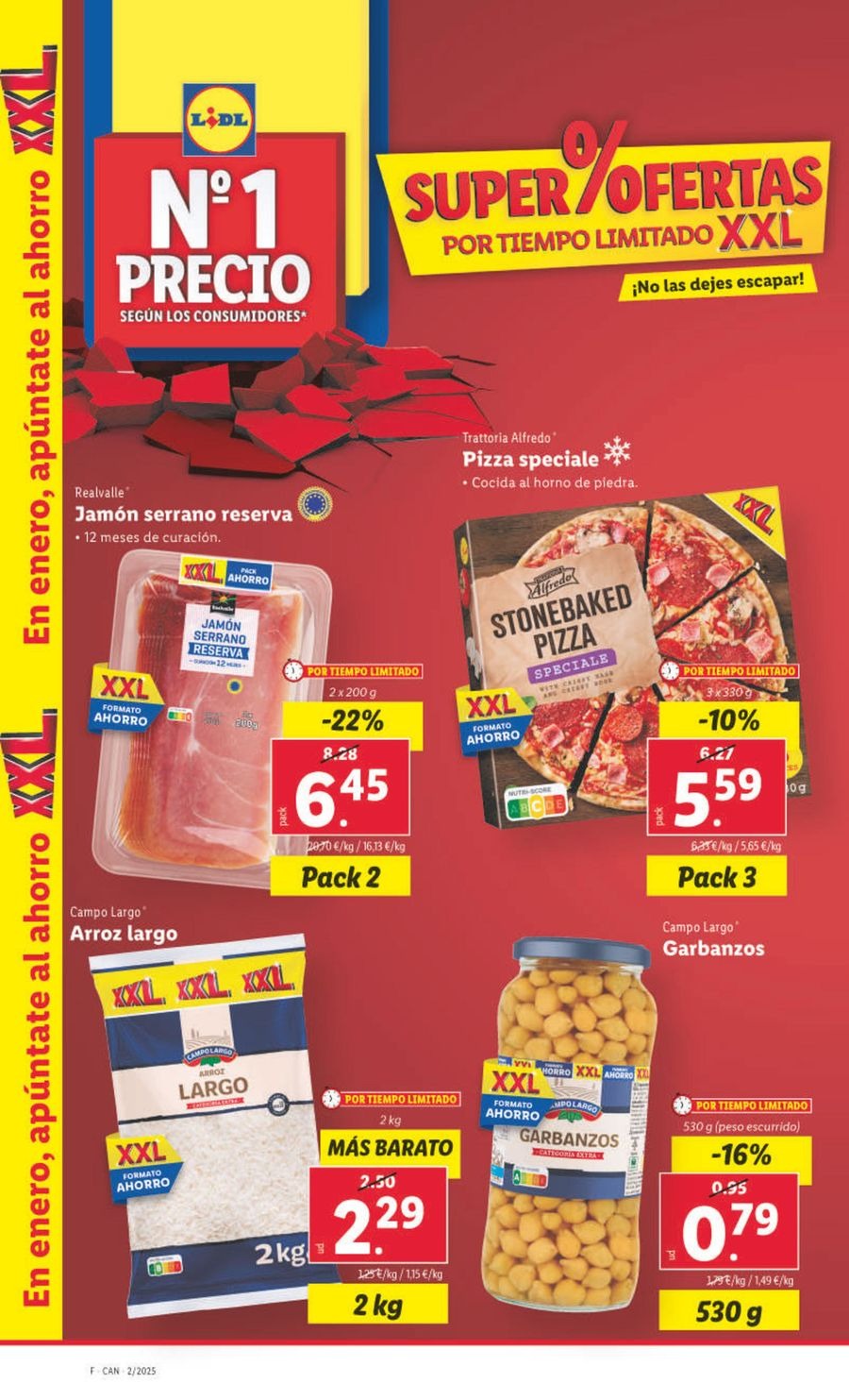 Ofertas de Lidl España de 7 a 12 enero 2025 Ofertas XXL
