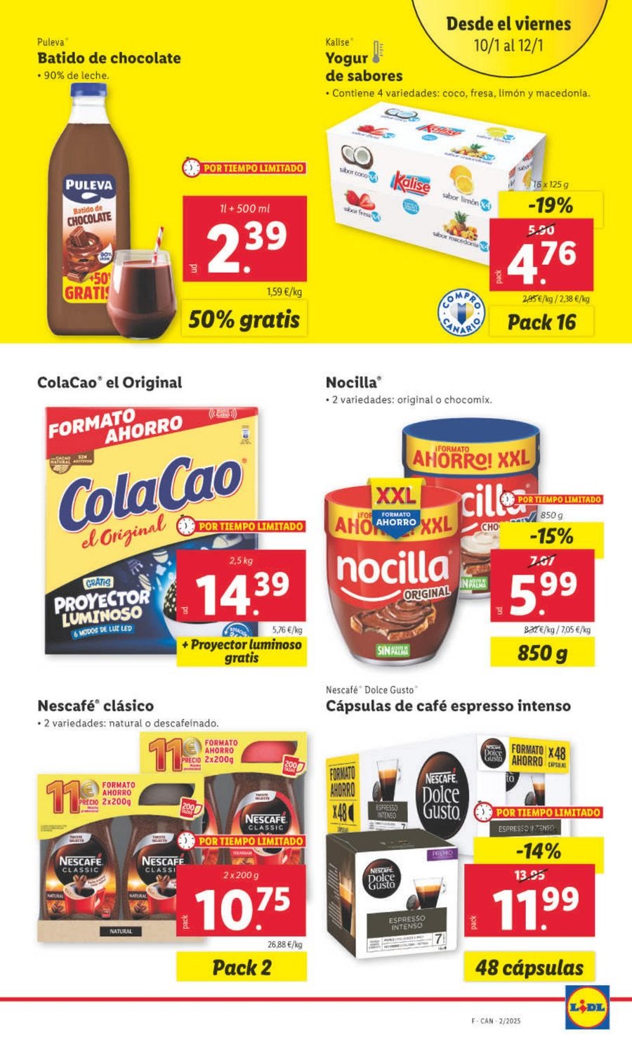 Ofertas de Lidl España de 7 a 12 enero 2025 Ofertas XXL