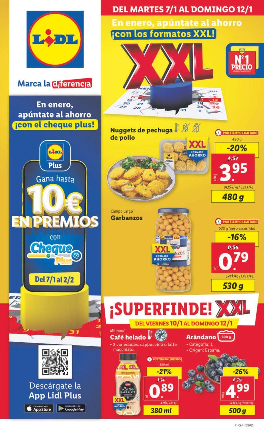 Lidl Spain Offers from 7 to 12 January 2025 XXL Deals - Page 1