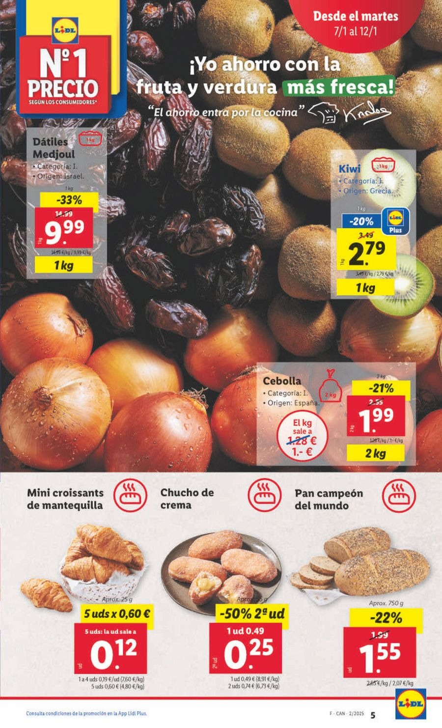 Ofertas de Lidl España de 7 a 12 enero 2025 Ofertas XXL