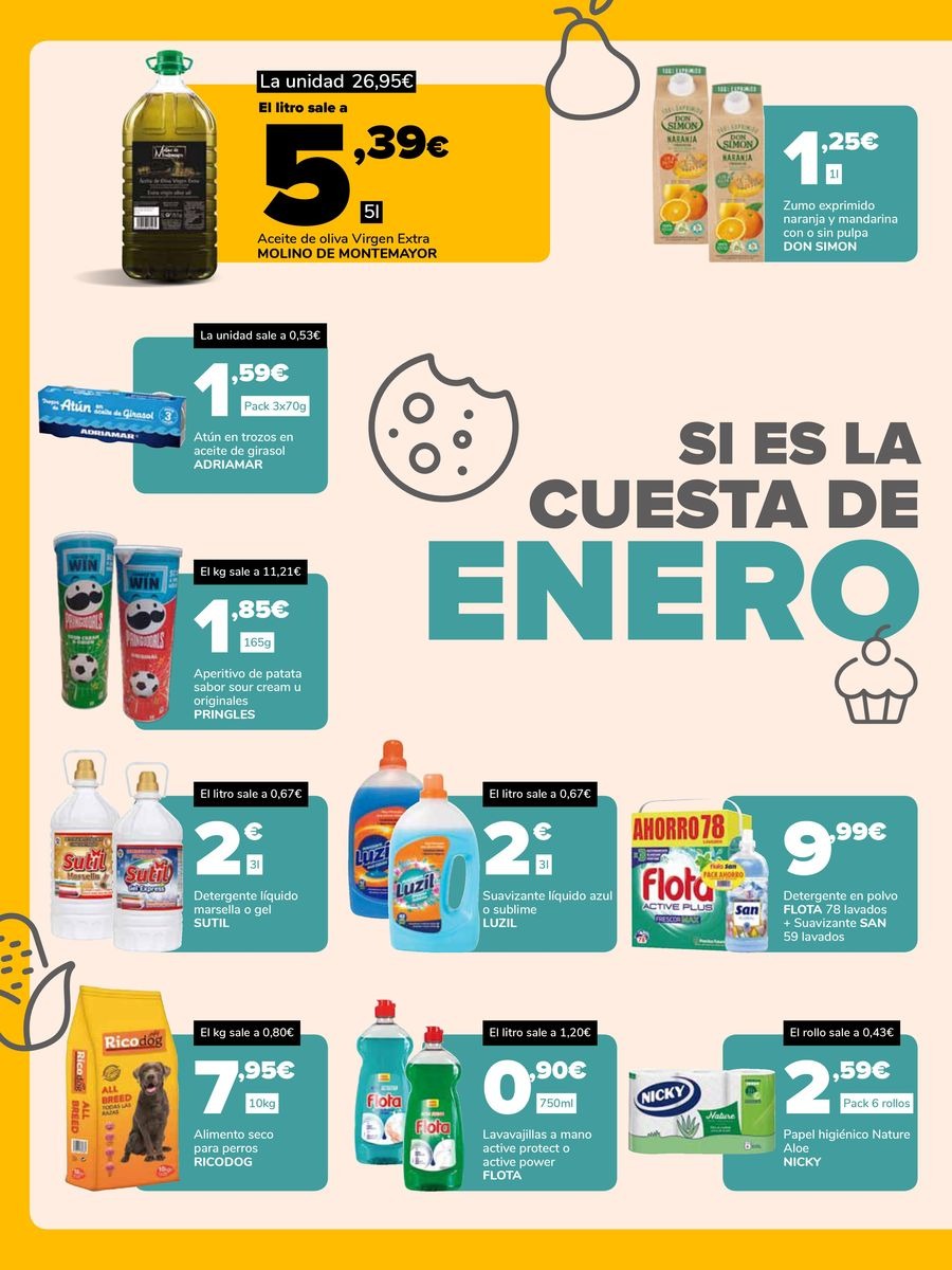 Ofertas de Supeco España de 6 a 29 enero 2025 super económico