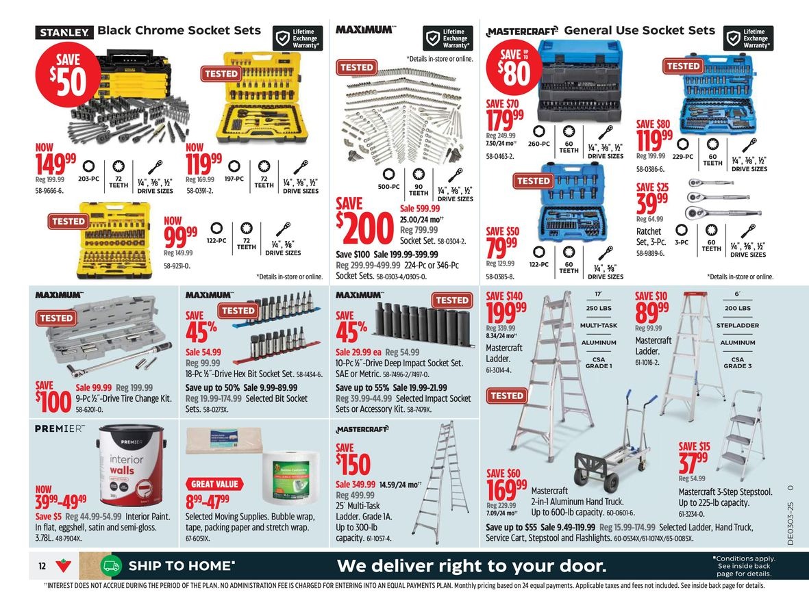 Offres Canadian Tire Canada de 10 à 16 janvier 2025 Offres exclusives