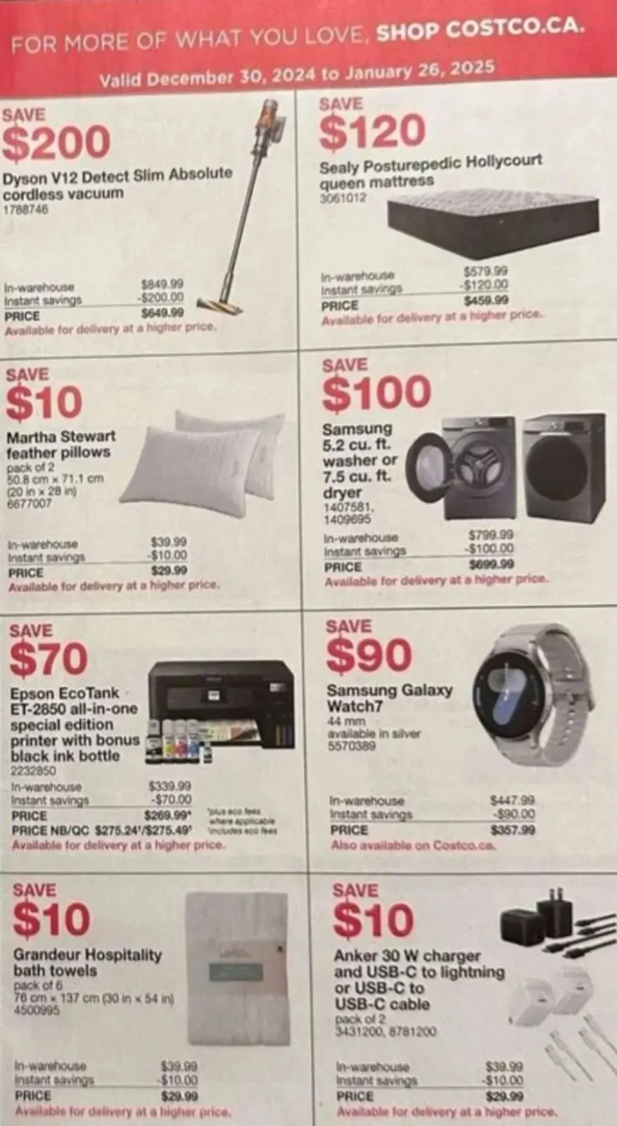 Costco Canada Offers from 30 December to 26 January 2025 More Than $2,000 in Savings - Page 3