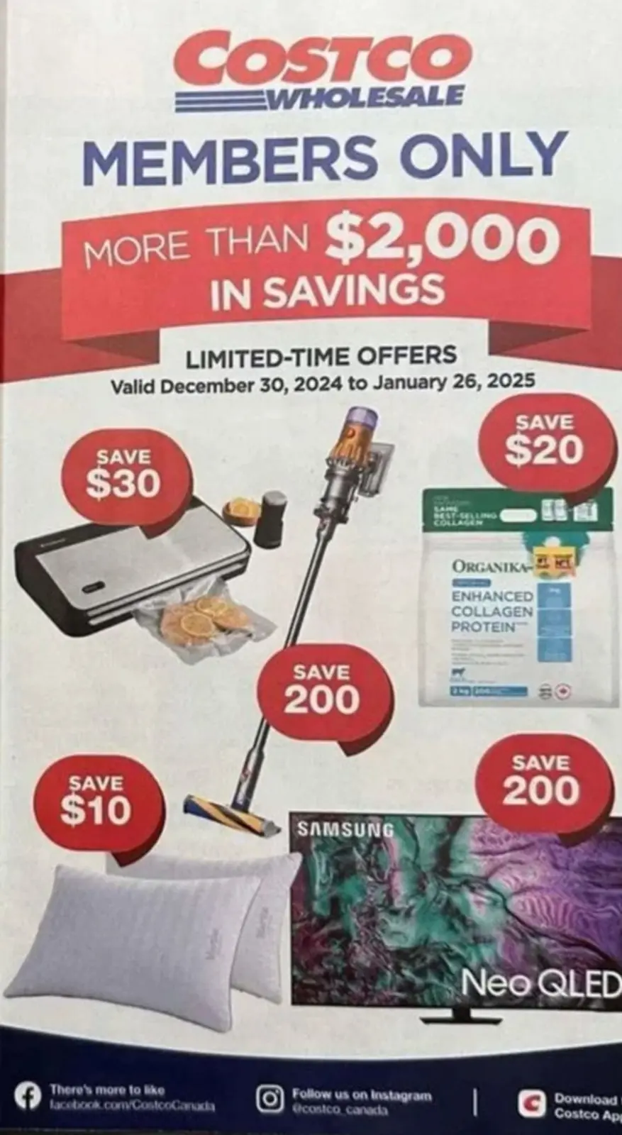 Costco Canada Offers from 30 December to 26 January 2025 More Than $2,000 in Savings - Page 1