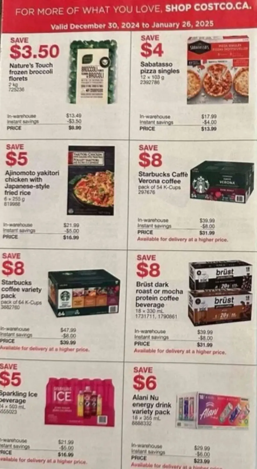 Costco Canada Offers from 30 December to 26 January 2025 More Than $2,000 in Savings - Page 9