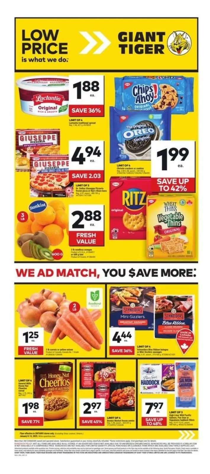 Giant Tiger Canada Offers from 8 to 14 January 2025 Low Price - Page 1