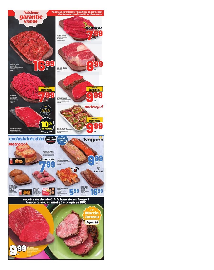 Metro supermarket Canada Offers from 9 to 15 January 2025 weekly flyer