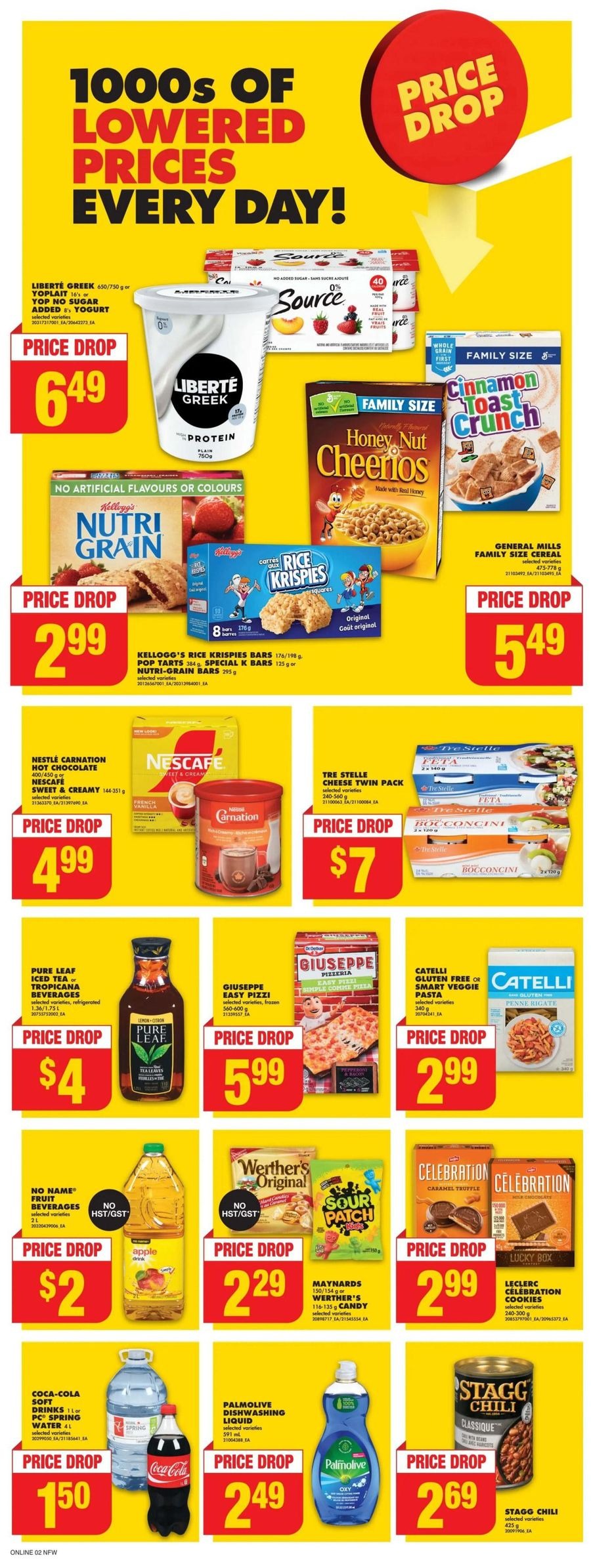 Offres No Frills Canada de 9 à 15 janvier 2025 Réductions et promotions