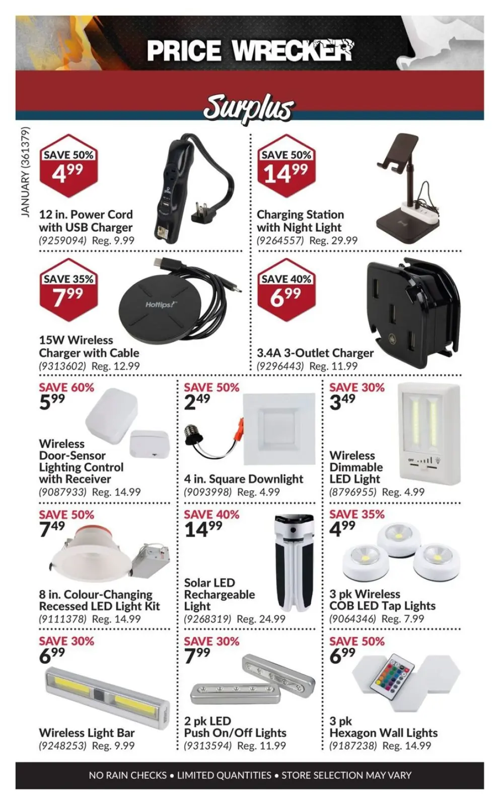 Page 5 in Price Wrecker at Princess Auto Canada