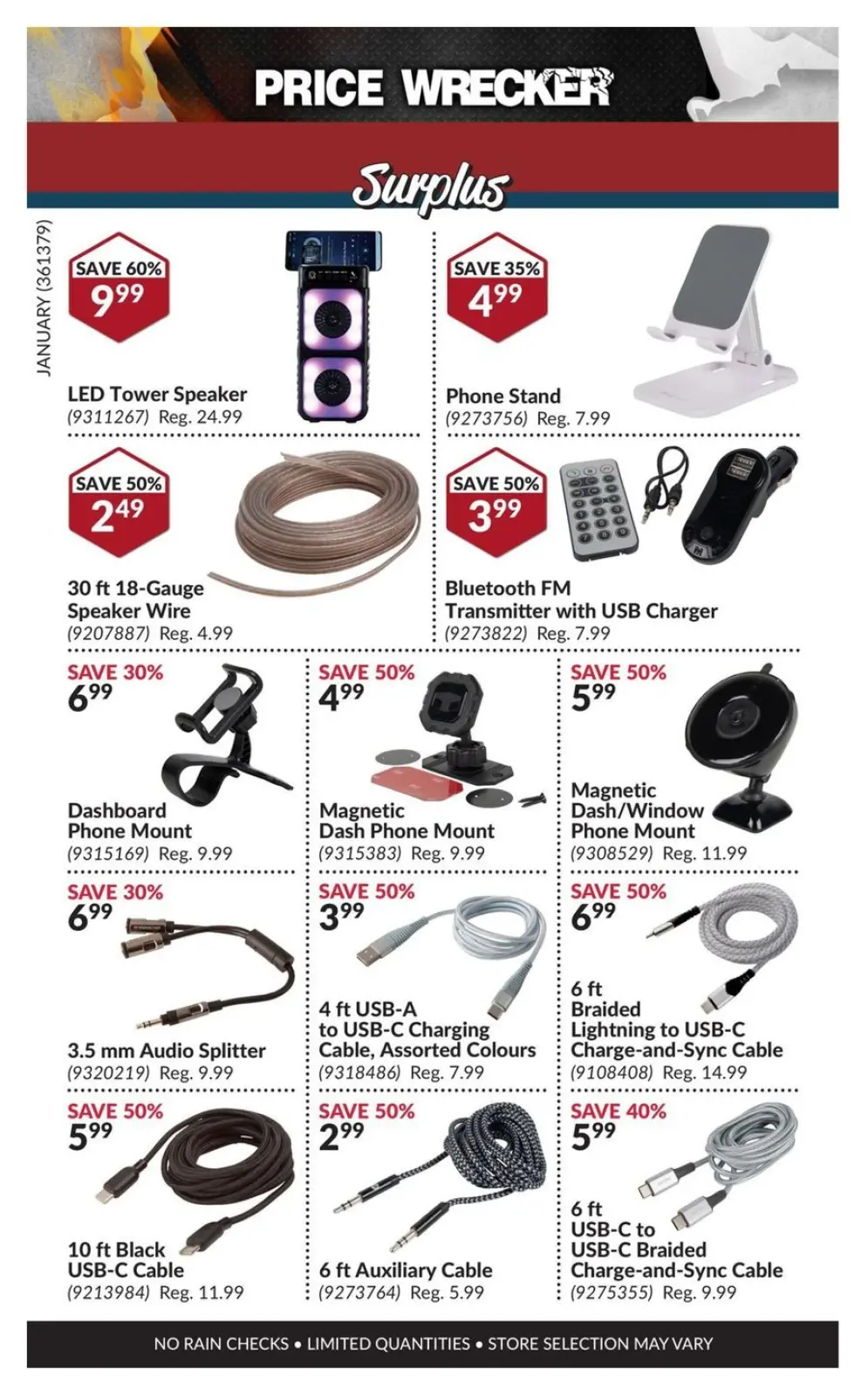 Princess Auto Canada Offers from 1 to 31 January 2025 Price Wrecker - Page 7