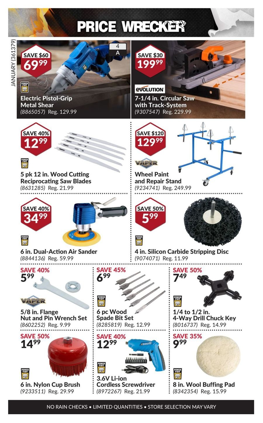 Princess Auto Canada Offers from 1 to 31 January 2025 Price Wrecker