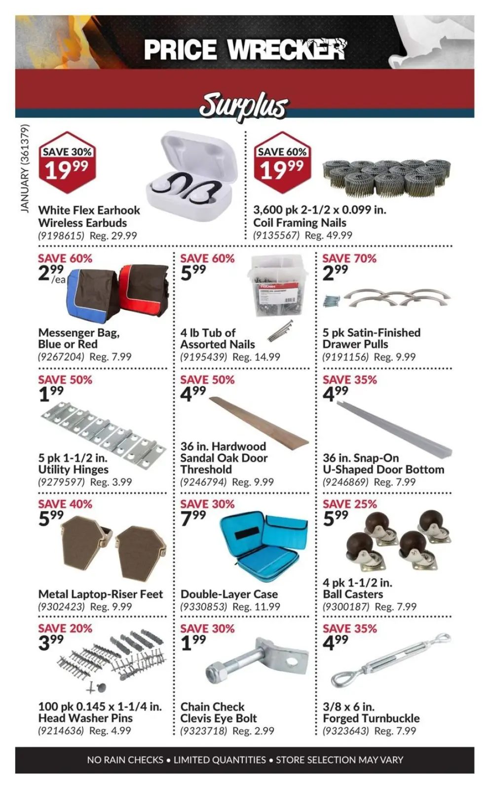 Page 9 in Price Wrecker at Princess Auto Canada