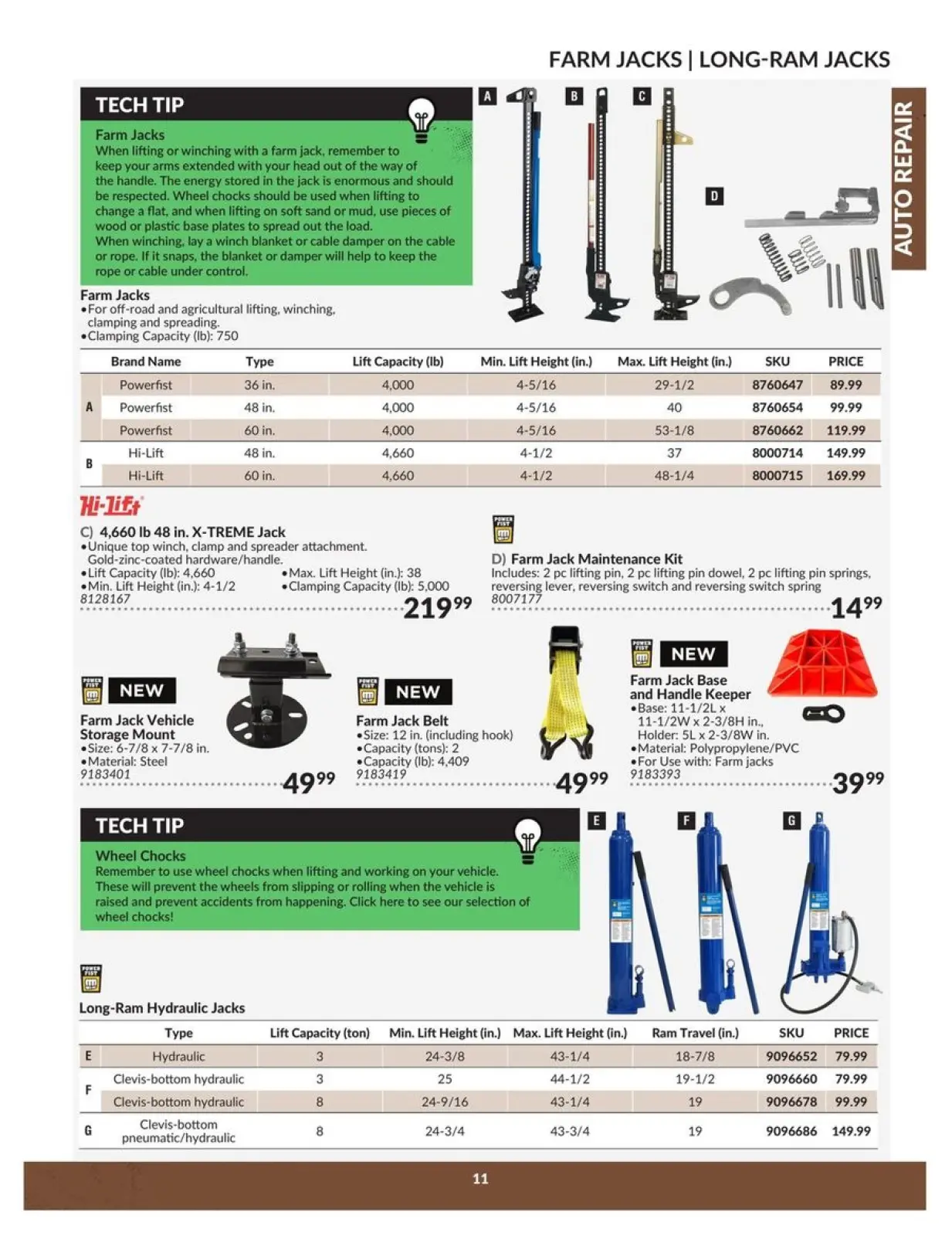 Page 11 in Auto Repair Catalogue at Princess Auto Canada