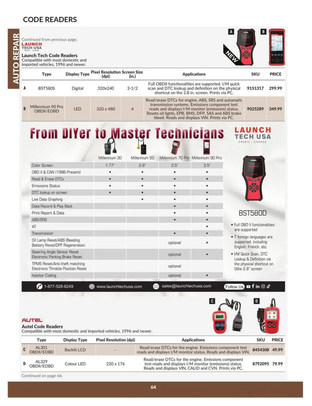 Page 64 in Auto Repair Catalogue at Princess Auto Canada