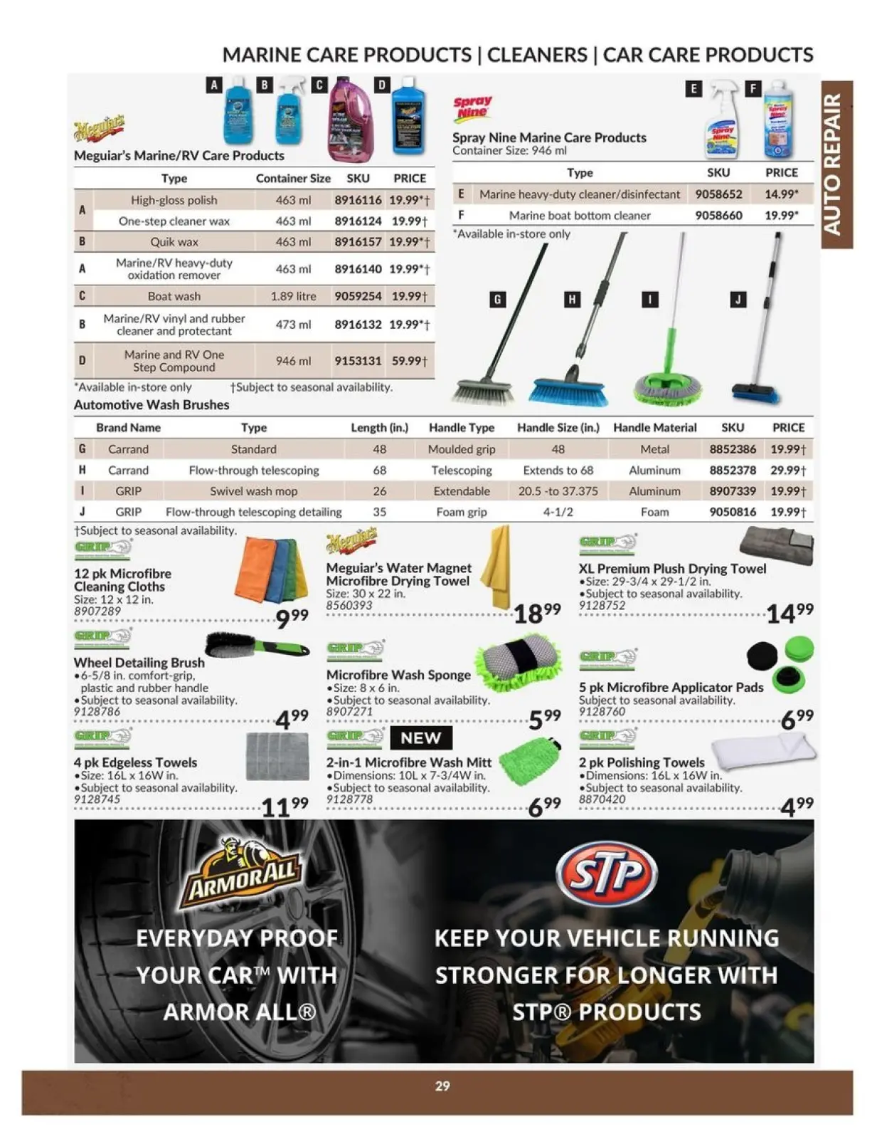 Page 29 in Auto Repair Catalogue at Princess Auto Canada