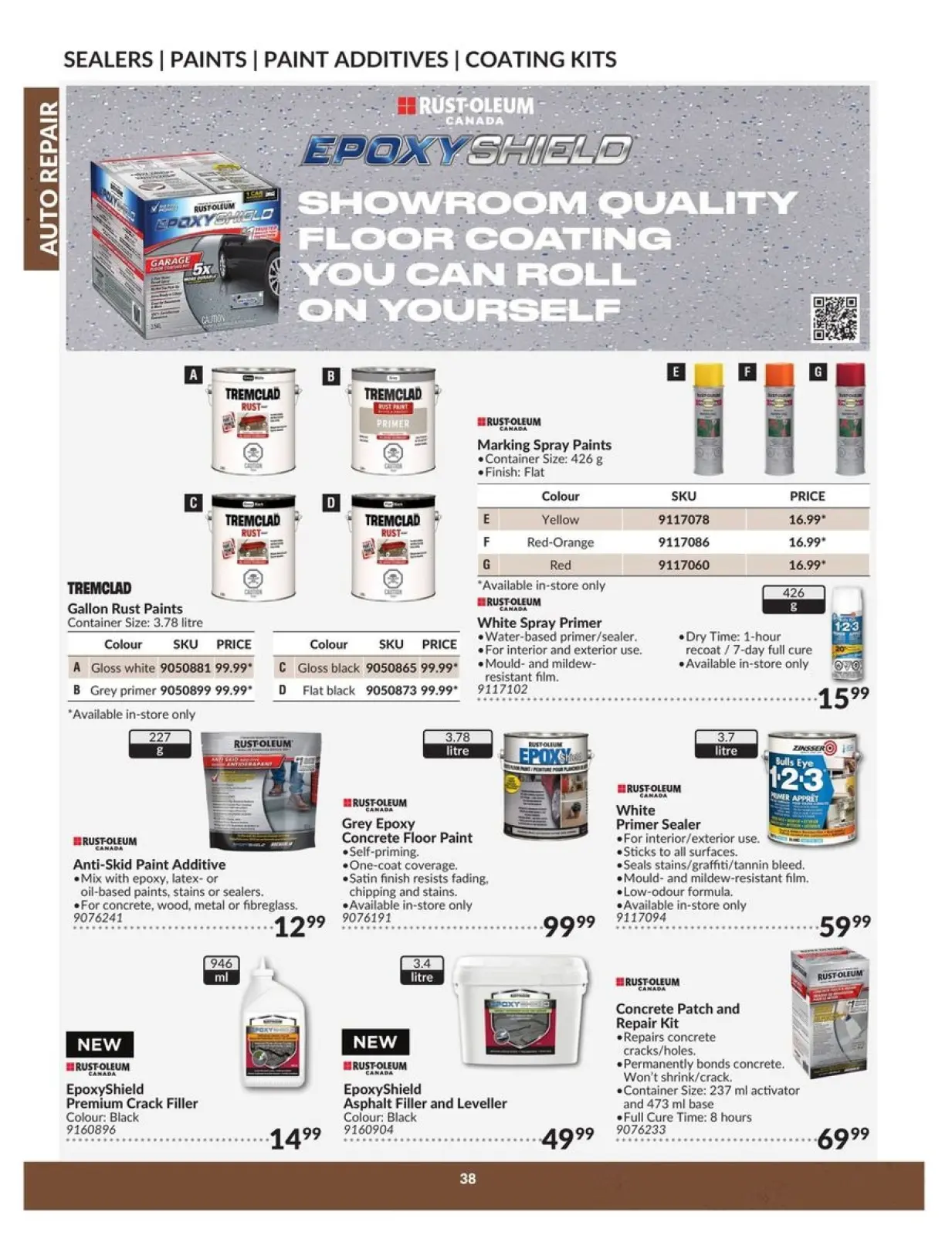 Page 38 in Auto Repair Catalogue at Princess Auto Canada
