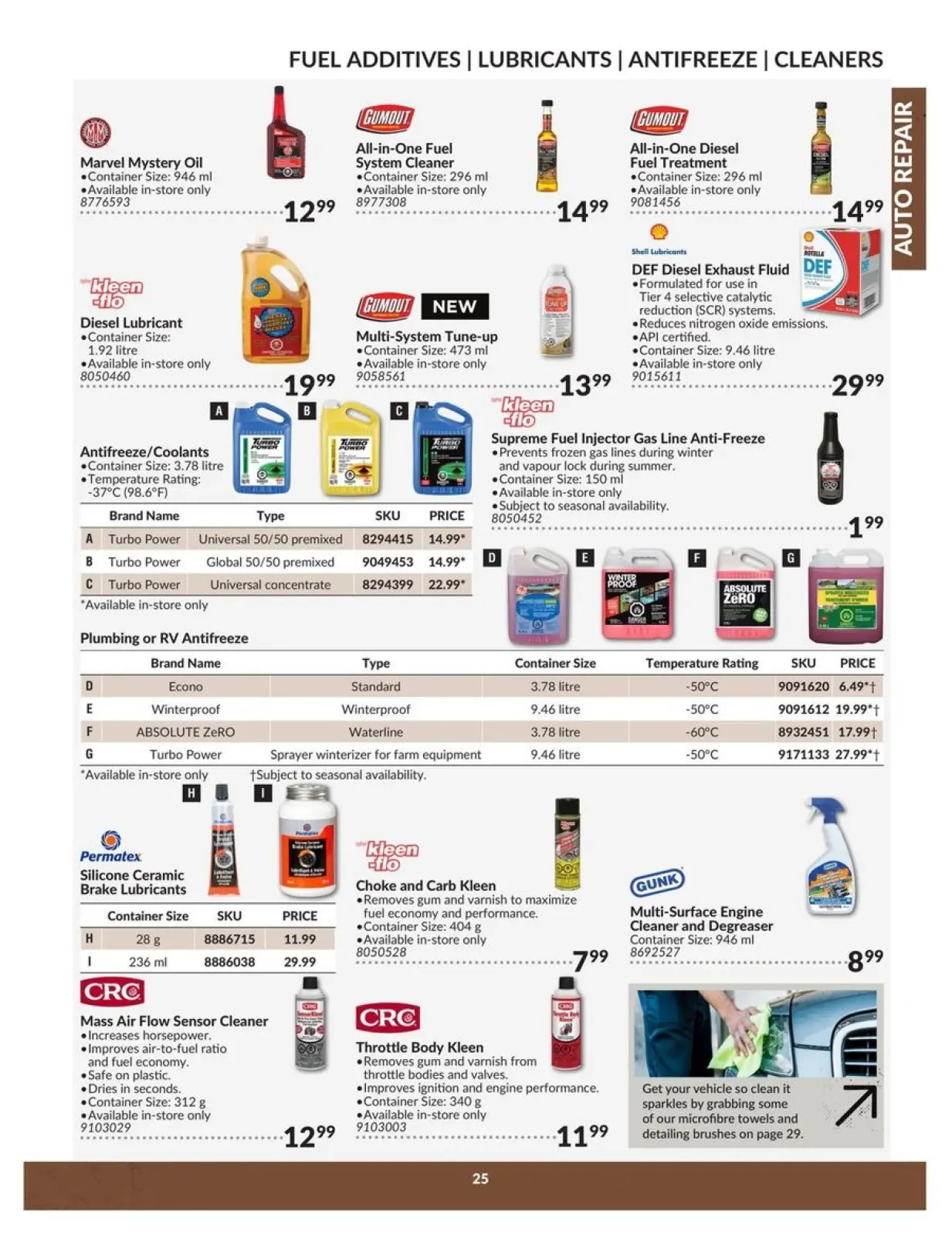 Page 25 in Auto Repair Catalogue at Princess Auto Canada