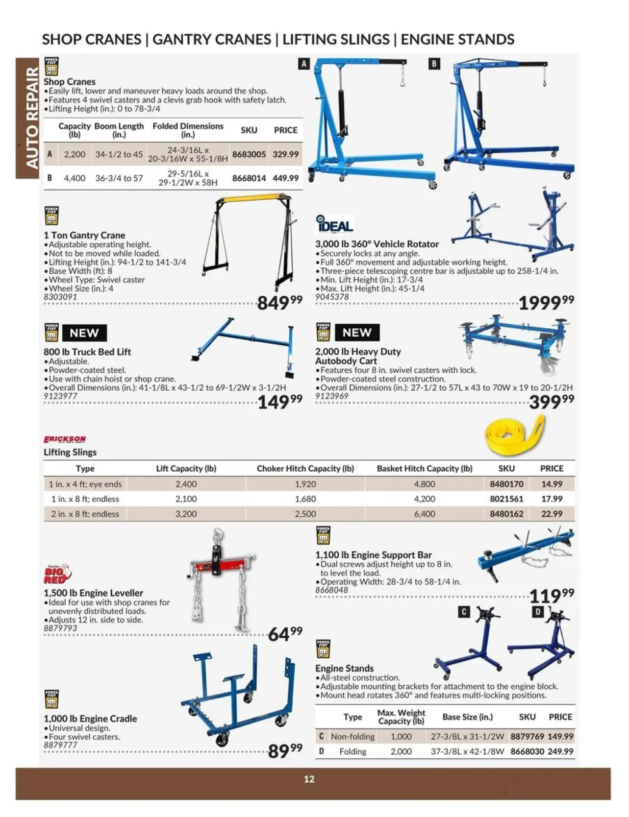 Page 12 in Auto Repair Catalogue at Princess Auto Canada