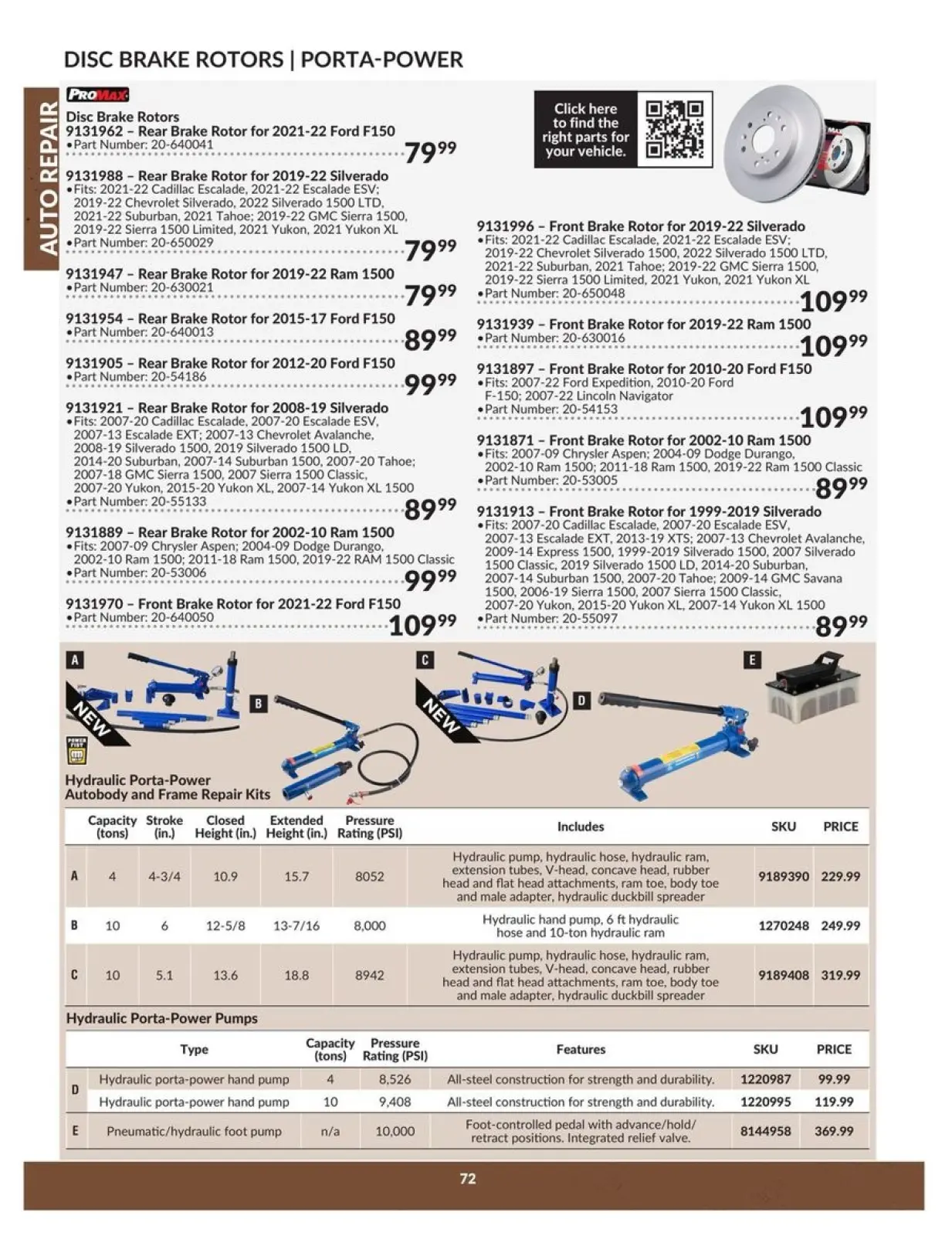 Page 72 in Auto Repair Catalogue at Princess Auto Canada
