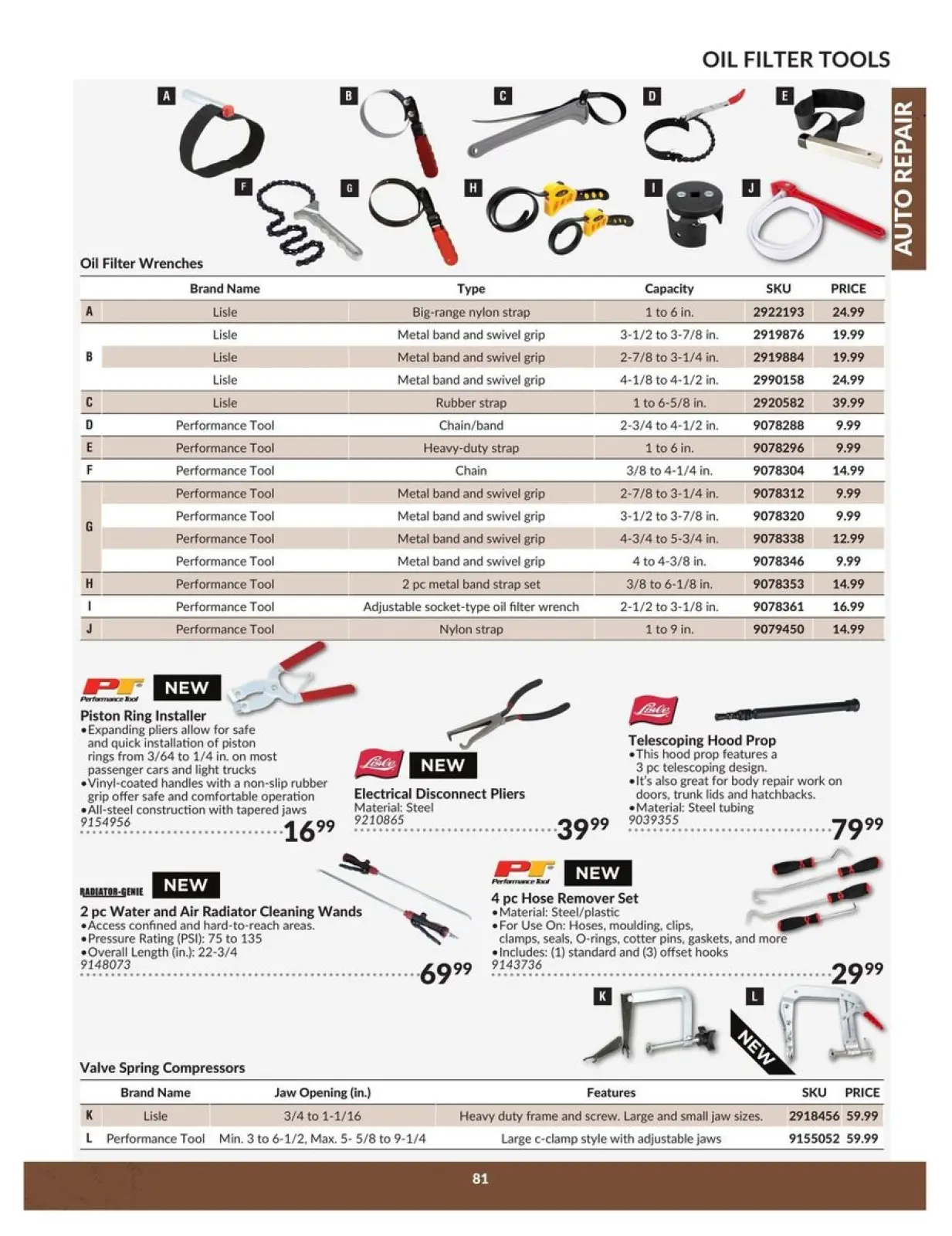 Page 81 in Auto Repair Catalogue at Princess Auto Canada