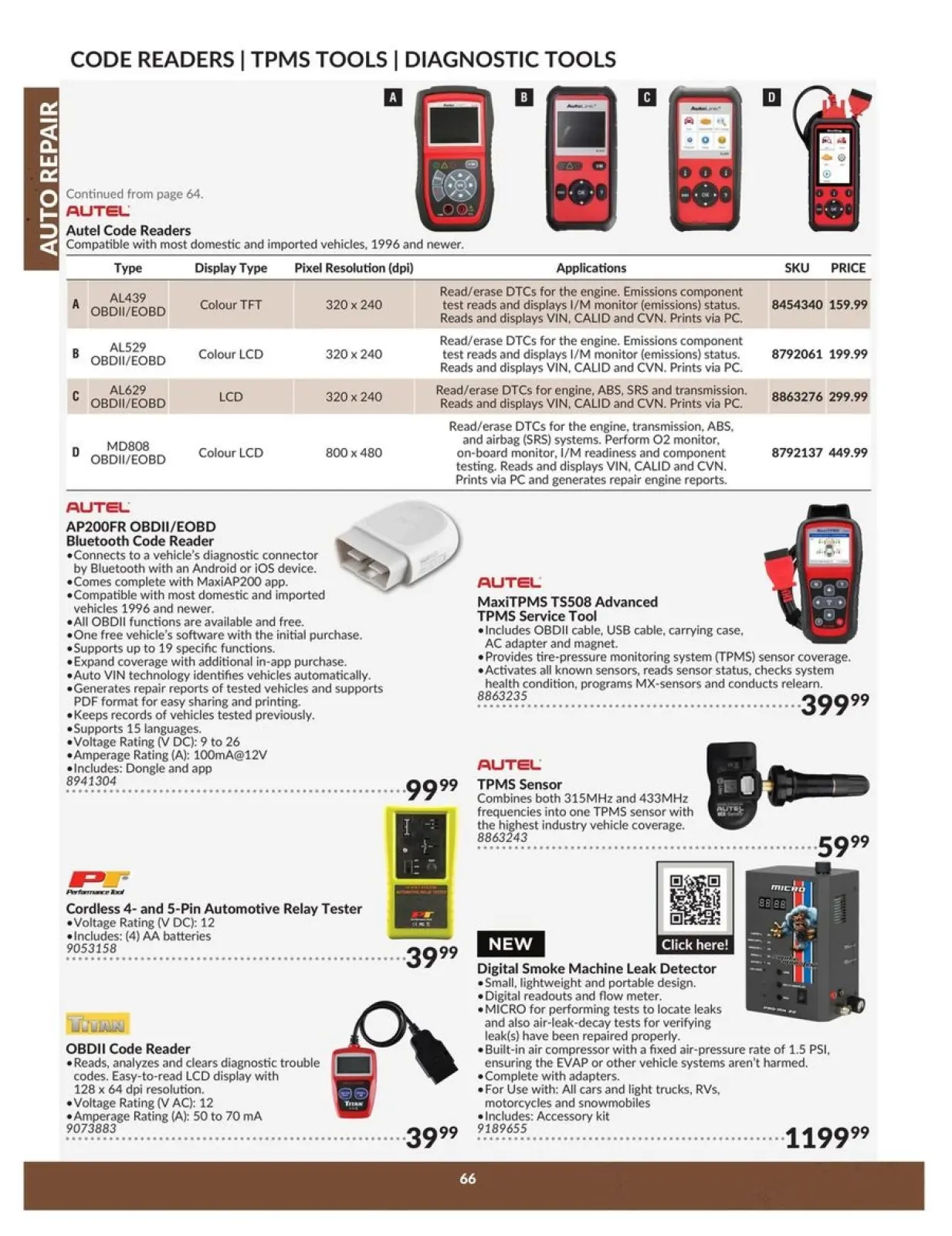 Page 66 in Auto Repair Catalogue at Princess Auto Canada