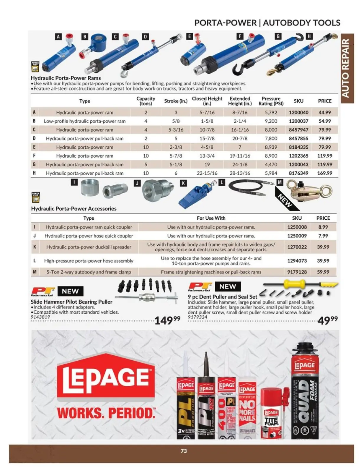 Page 73 in Auto Repair Catalogue at Princess Auto Canada