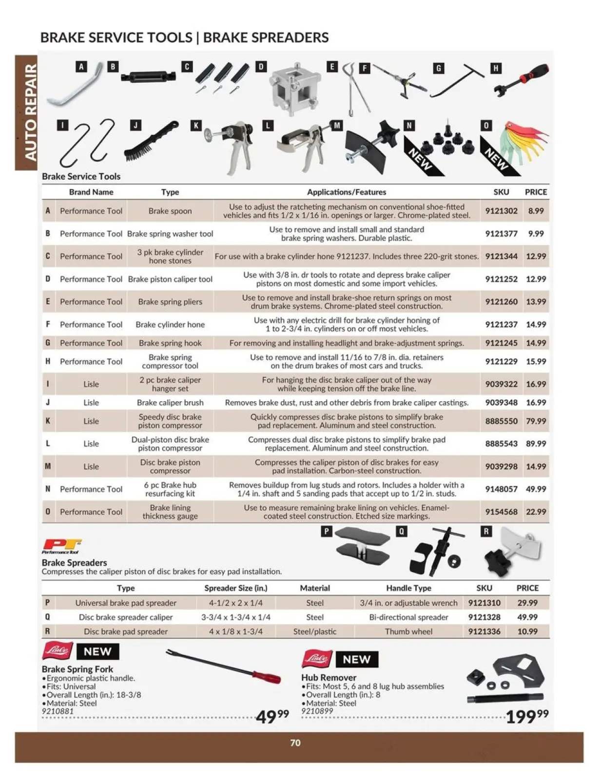 Page 70 in Auto Repair Catalogue at Princess Auto Canada