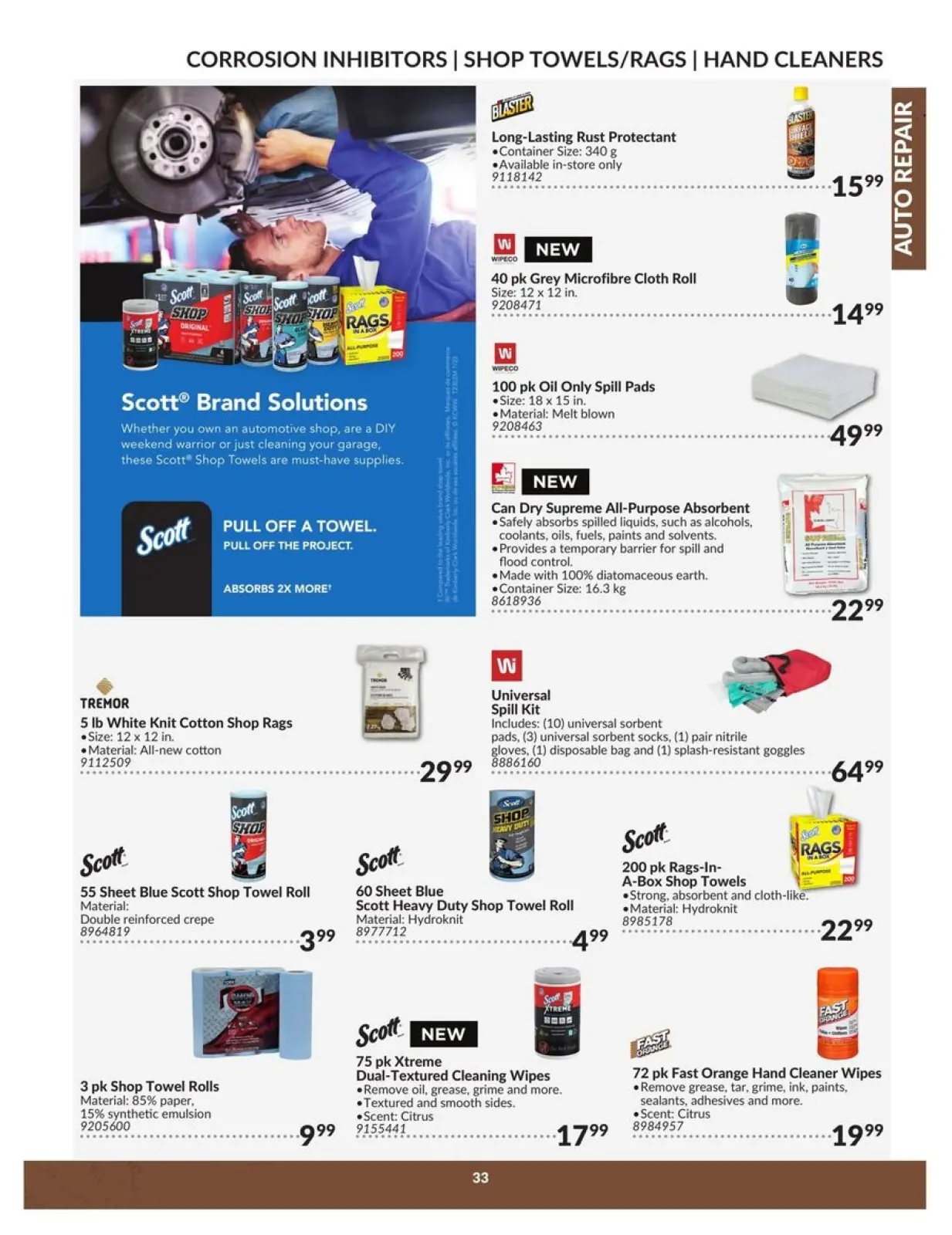 Page 33 in Auto Repair Catalogue at Princess Auto Canada