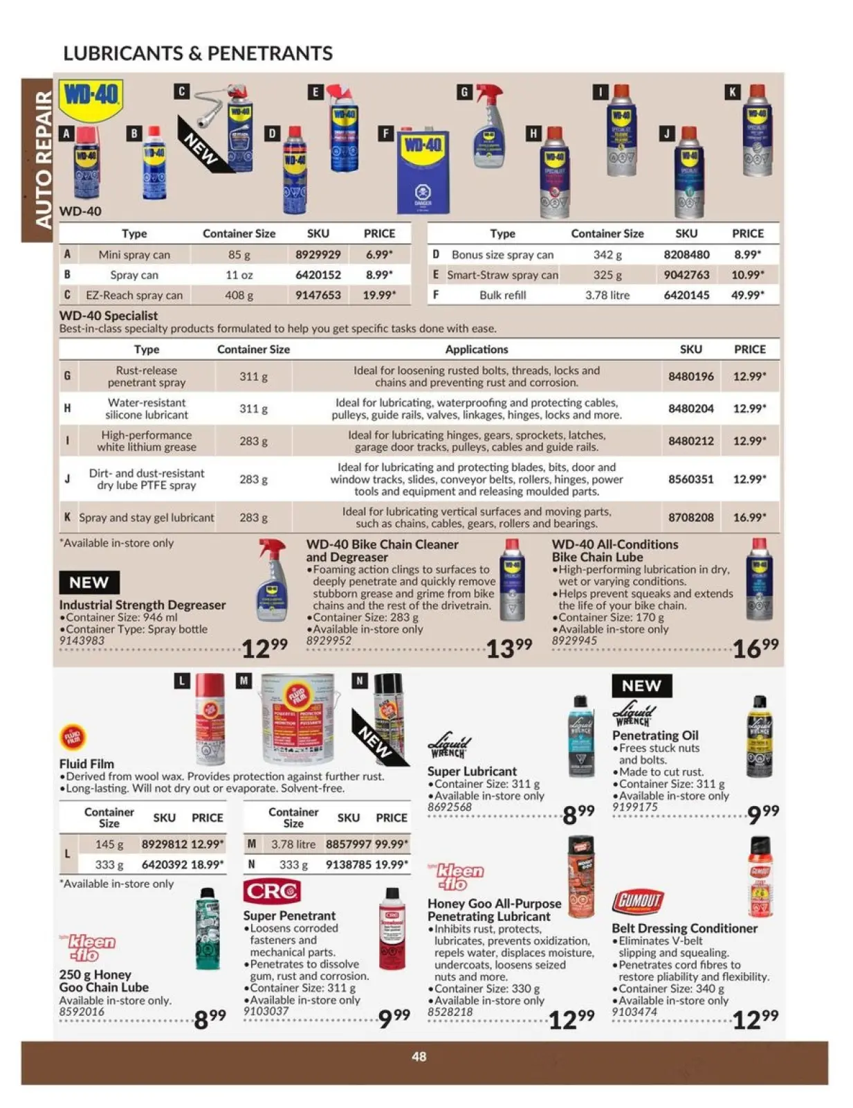 Page 48 in Auto Repair Catalogue at Princess Auto Canada