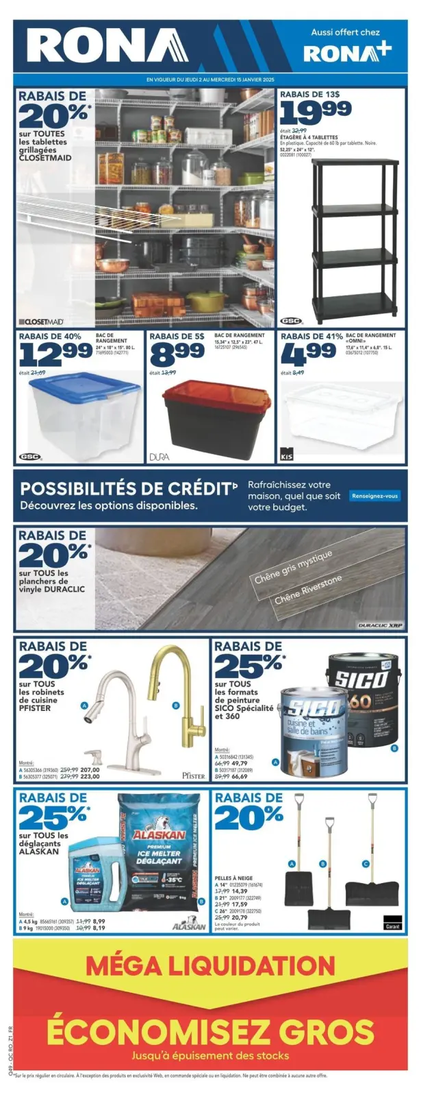 RONA Canada Offers from 9 to 15 January 2025 Exclusive deals - Page 1