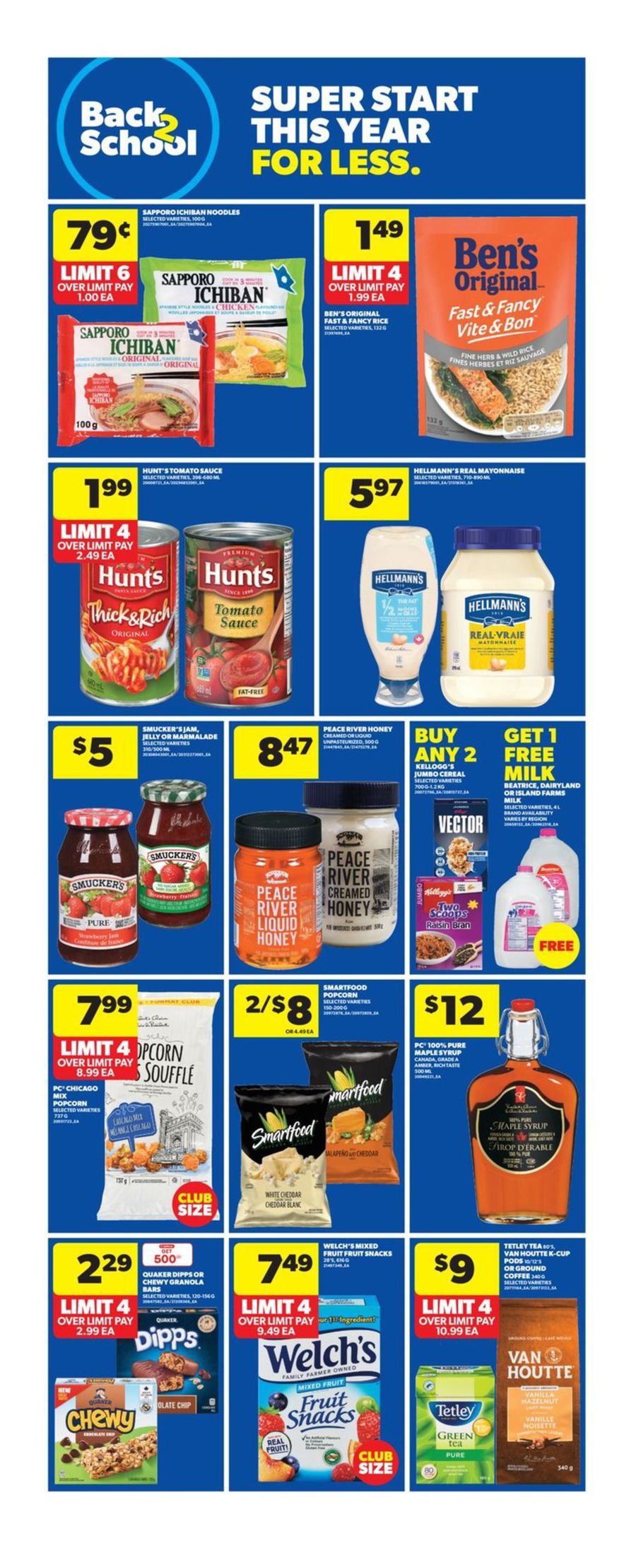 Offres Real Canadian Superstore Canada de 9 à 15 janvier 2025 HIT DU MOIS