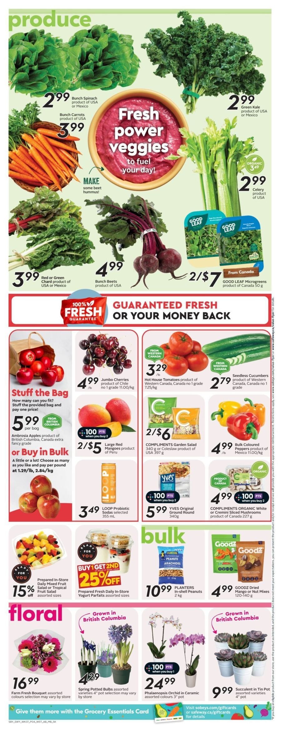 Sobeys Canada Offers from 9 to 15 January 2025 Weekly ad