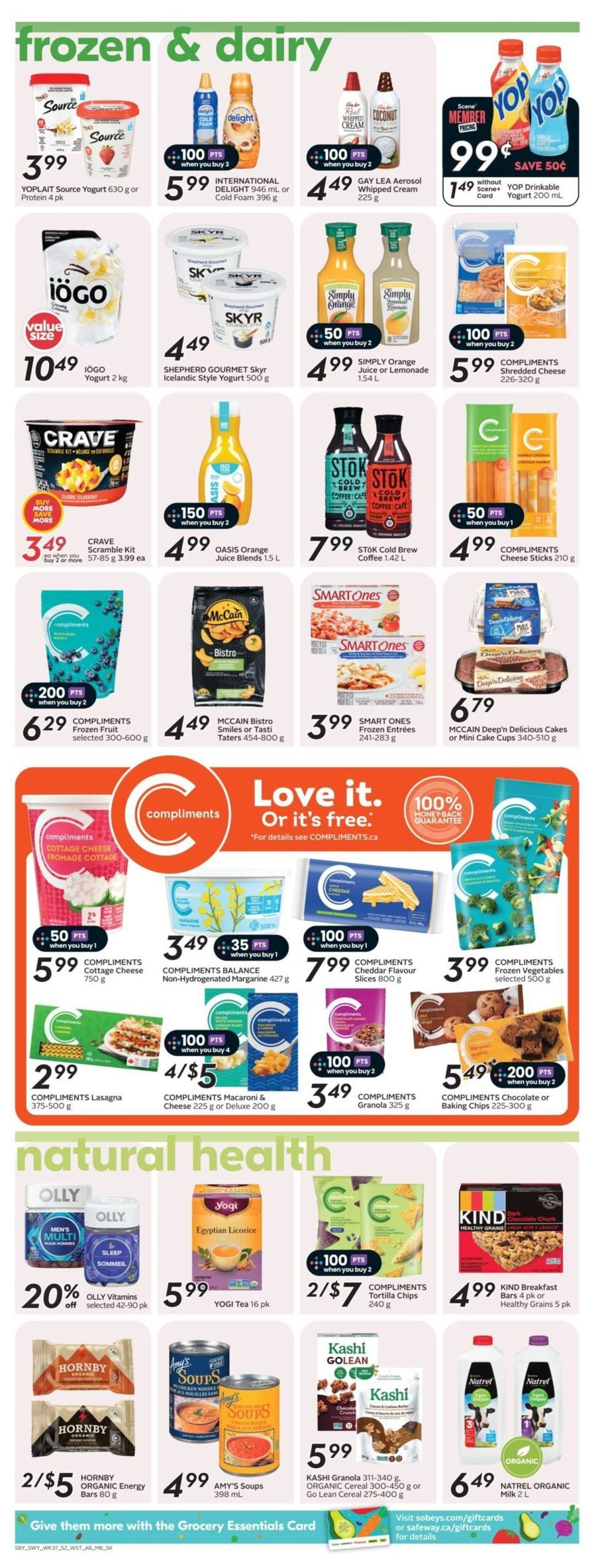 Sobeys Canada Offers from 9 to 15 January 2025 Weekly ad