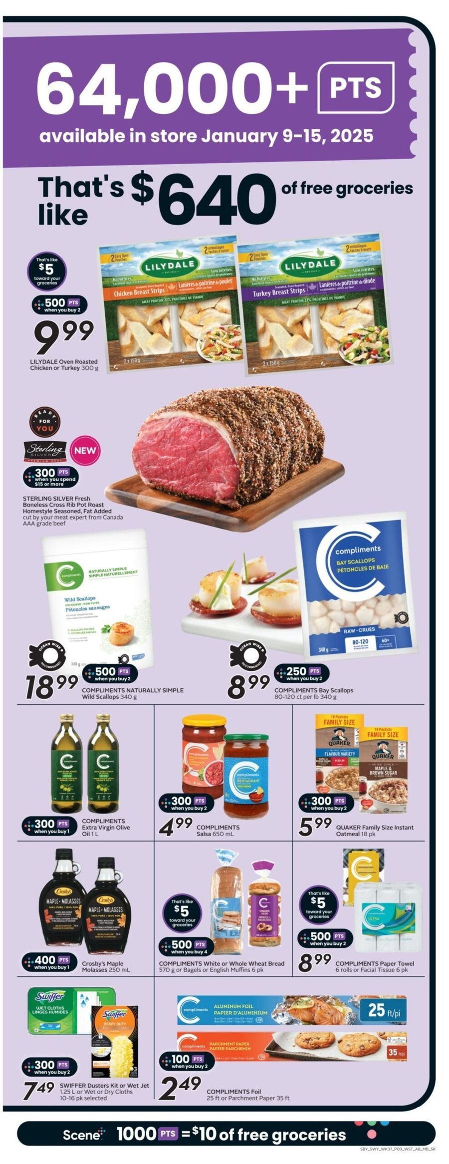 Sobeys Canada Offers from 9 to 15 January 2025 Weekly ad