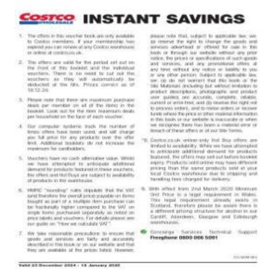 عروض كوستكو بريطانيا من 4 حتى 11 يناير 2025 عروض خاصة - كوستكو - المملكة المتحدة - 4 يناير 2025 – 11 يناير 2025 - صفحة 26