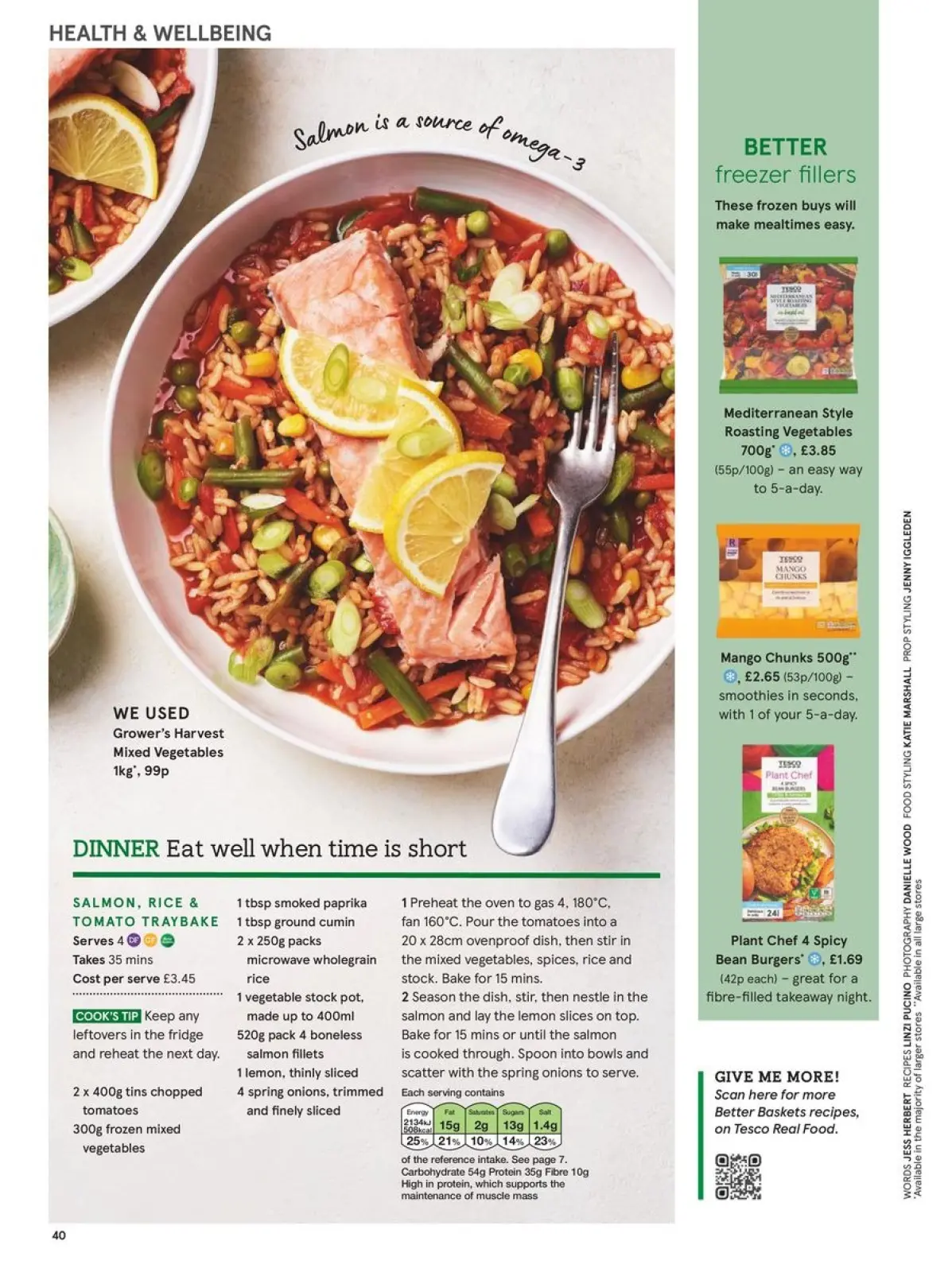 Página 40 en Revista mensual de ofertas en Tesco Reino Unido