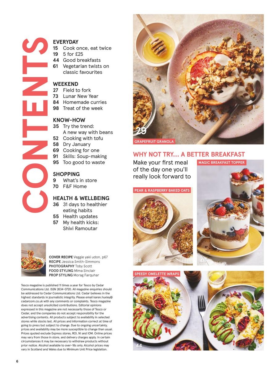 عروض تيسكو بريطانيا من 8 حتى 31 يناير 2025 المجلة الشهرية للعروض - تيسكو - المملكة المتحدة - 8 يناير 2025 – 31 يناير 2025 - صفحة 6