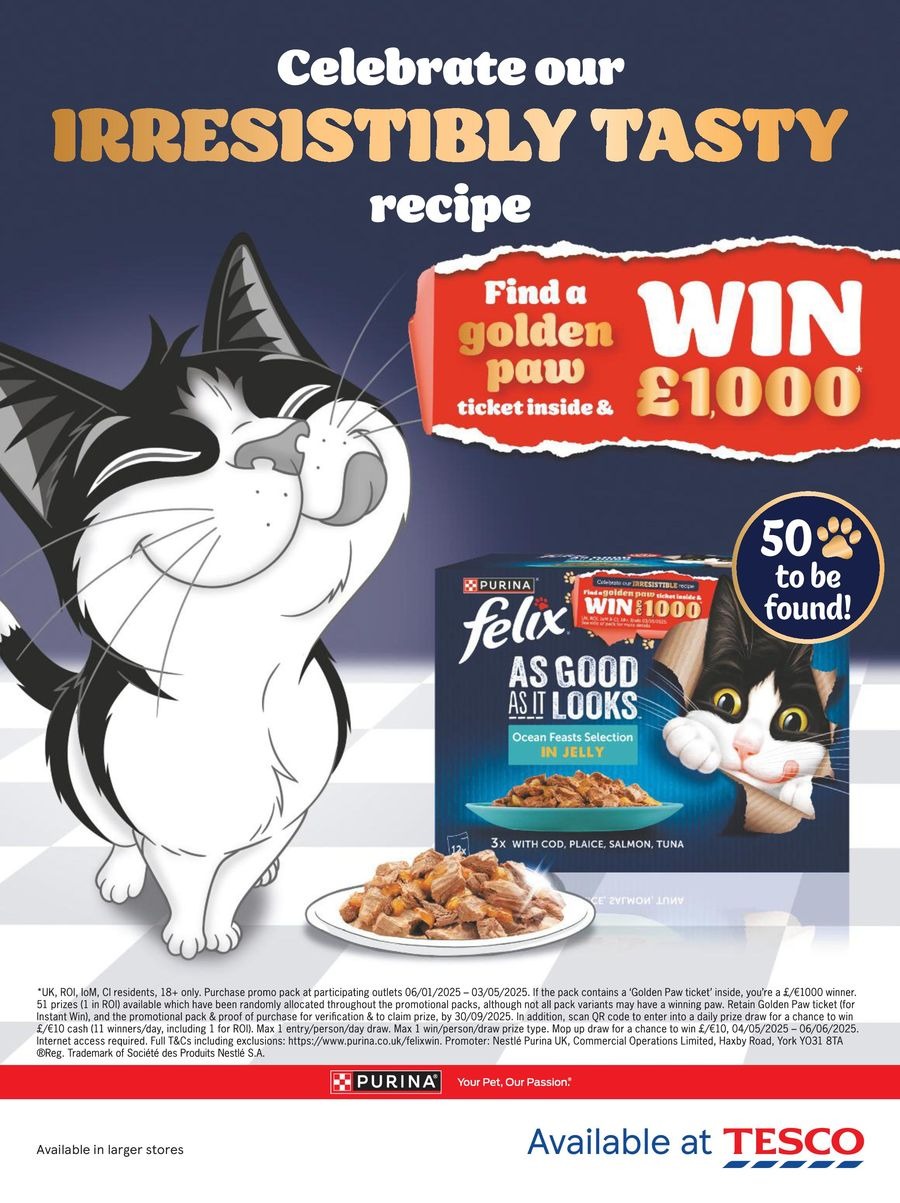 عروض تيسكو بريطانيا من 8 حتى 31 يناير 2025 المجلة الشهرية للعروض - تيسكو - المملكة المتحدة - 8 يناير 2025 – 31 يناير 2025 - صفحة 56