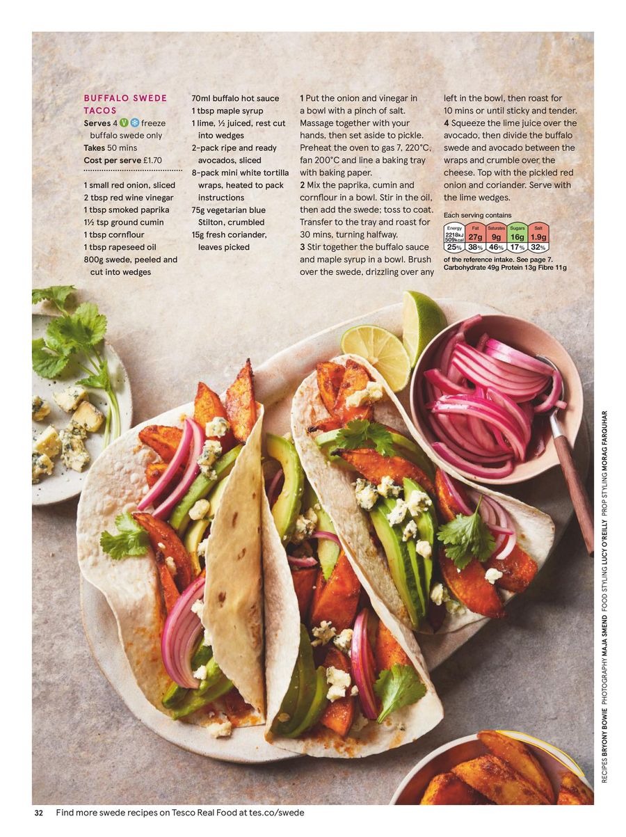 عروض تيسكو بريطانيا من 8 حتى 31 يناير 2025 المجلة الشهرية للعروض - تيسكو - المملكة المتحدة - 8 يناير 2025 – 31 يناير 2025 - صفحة 32