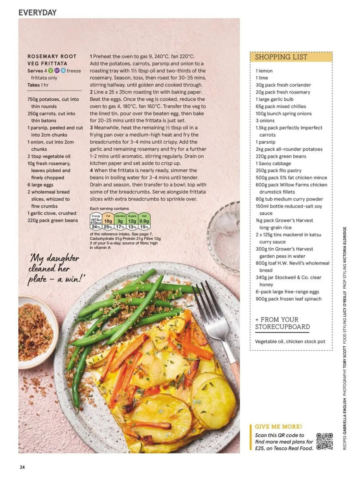 Página 24 en Revista mensual de ofertas en Tesco Reino Unido