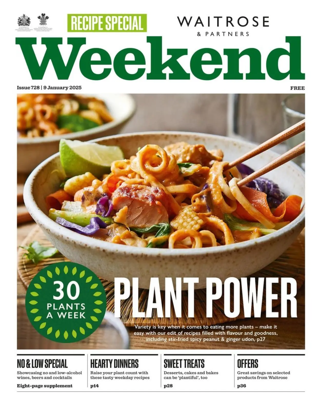 Página 1 en Revista mensual de ofertas en Supermercado Waitrose Reino Unido