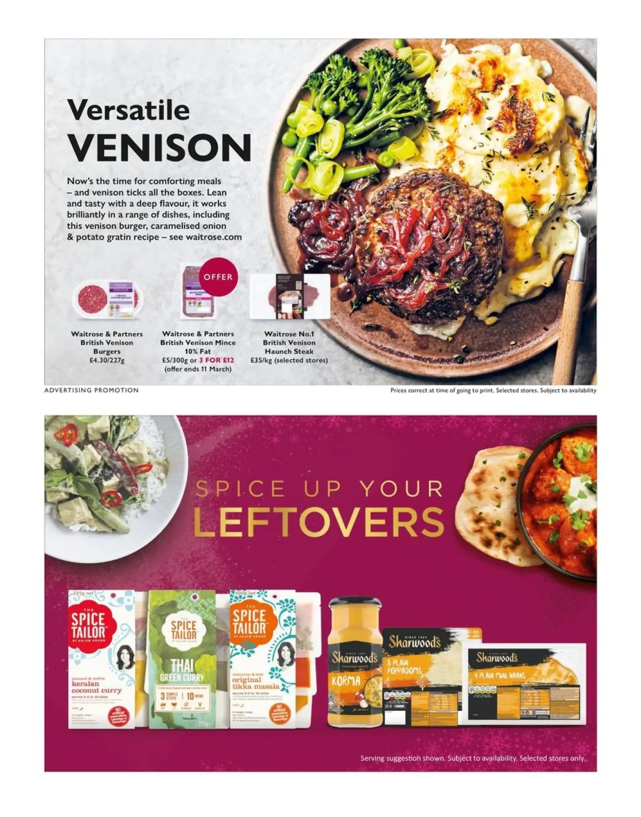 Página 12 en Revista mensual de ofertas en Supermercado Waitrose Reino Unido