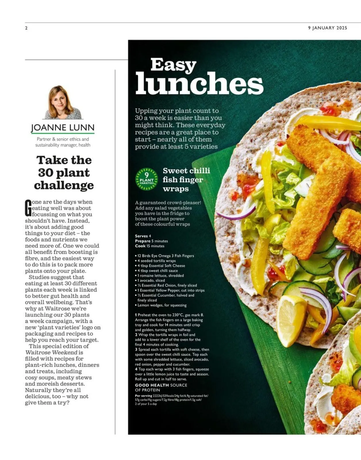 Página 2 en Revista mensual de ofertas en Supermercado Waitrose Reino Unido
