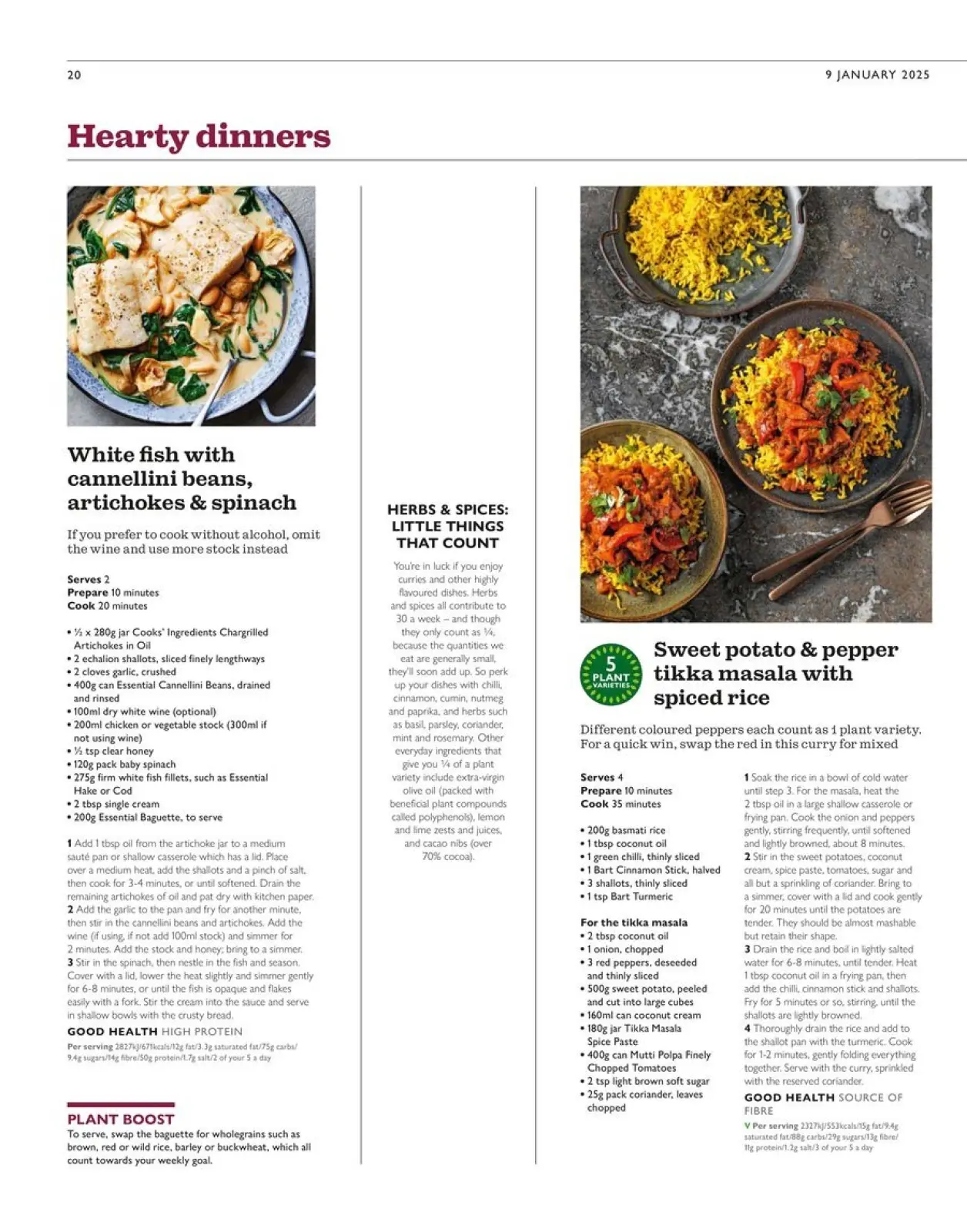 Página 20 en Revista mensual de ofertas en Supermercado Waitrose Reino Unido