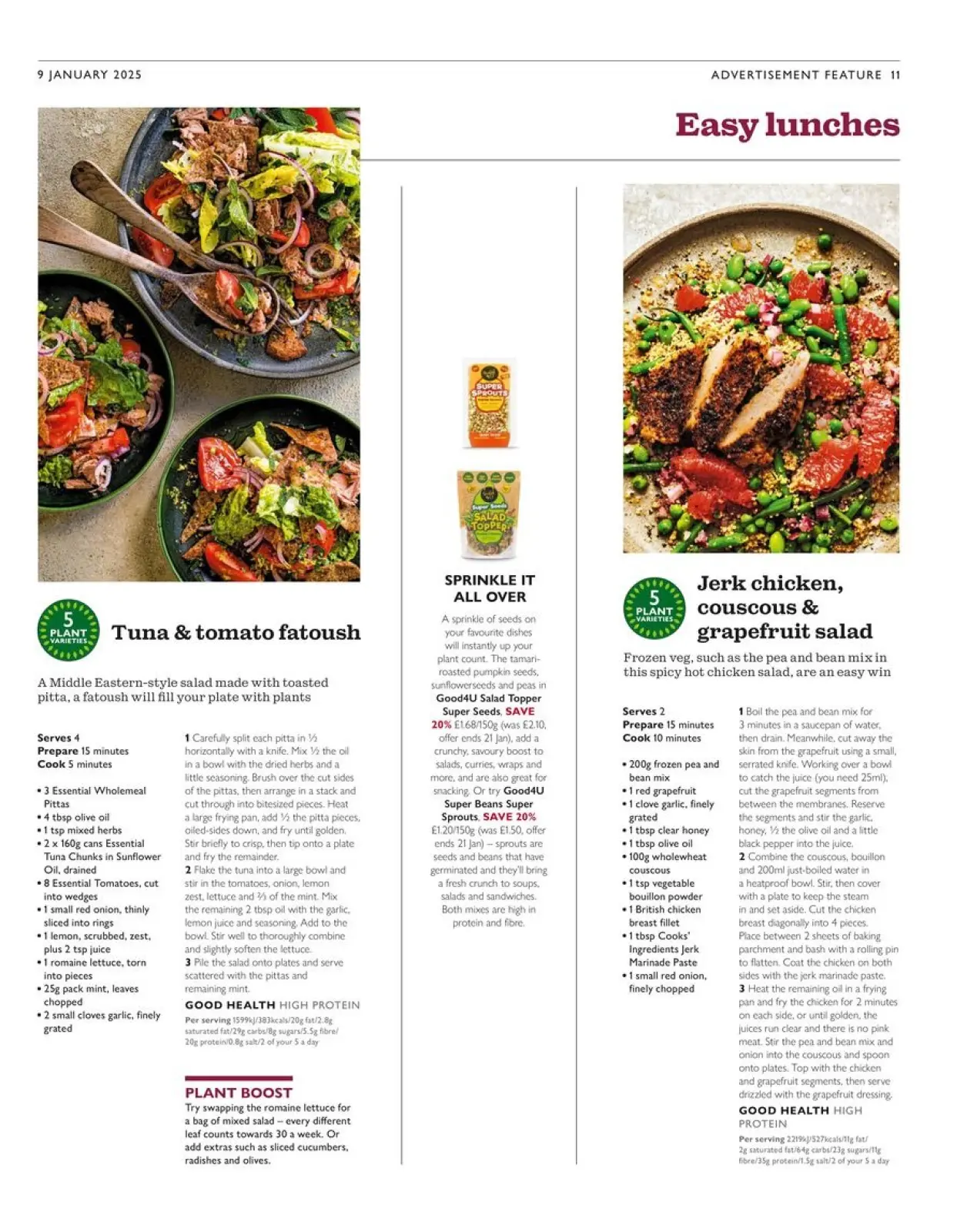 Página 11 en Revista mensual de ofertas en Supermercado Waitrose Reino Unido