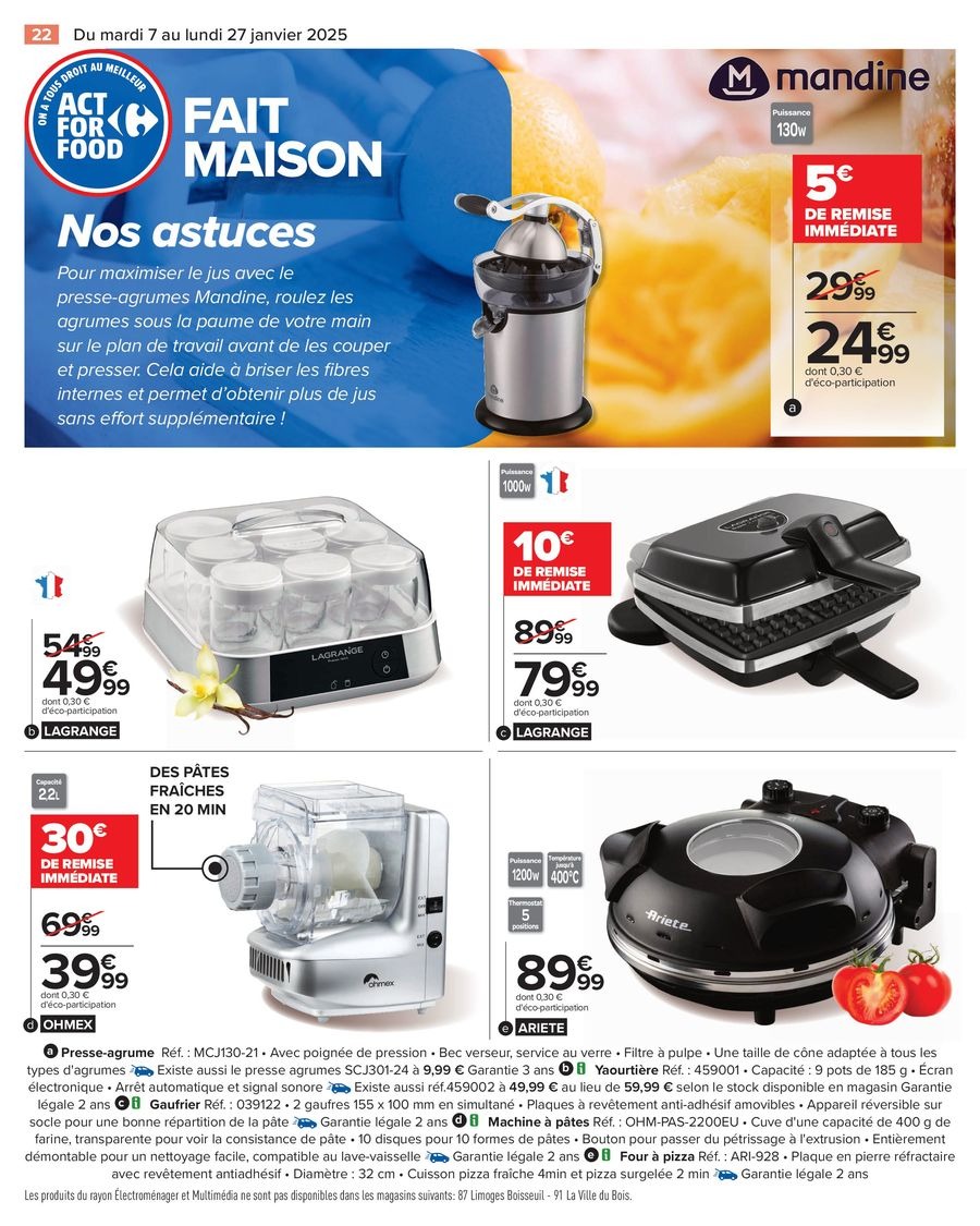 Offres Carrefour France de 7 à 27 janvier 2025 GOÛTONS AU MEILLEUR DE LA CUISINE