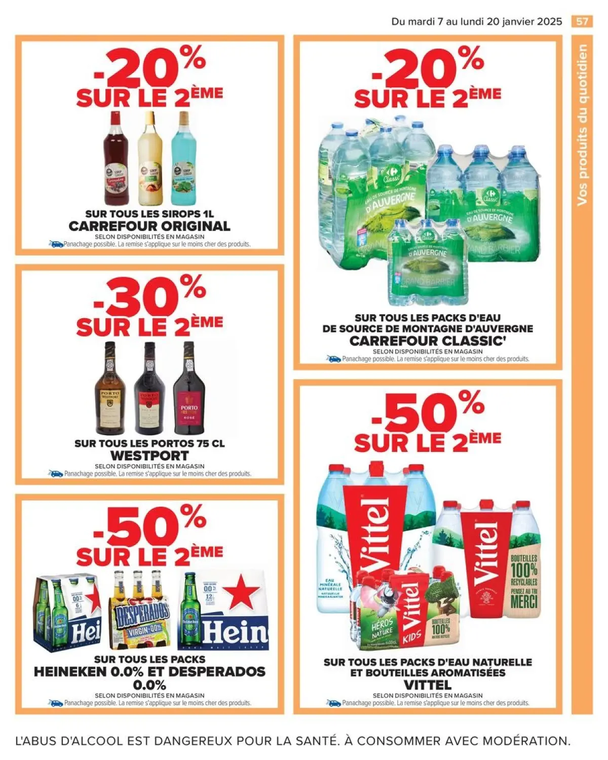 Offres Carrefour France de 7 à 20 janvier 2025 34% D'ÉCONOMIES - Page 59
