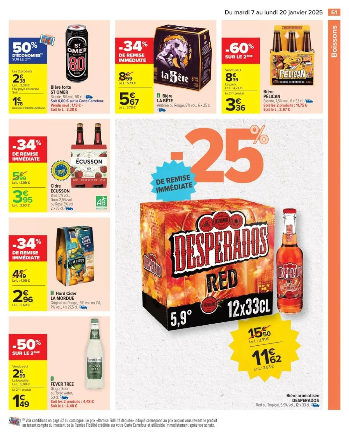 Offres Carrefour France de 7 à 20 janvier 2025 34% D'ÉCONOMIES - Page 63