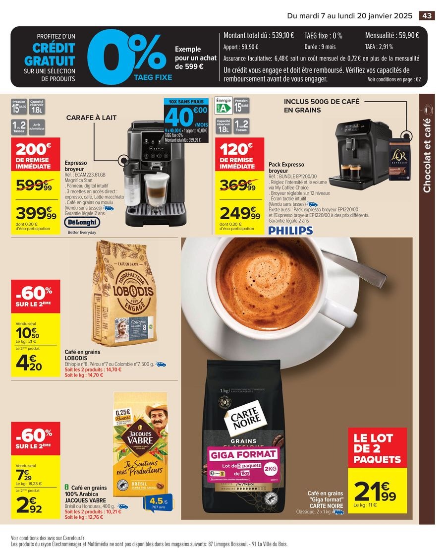عروض كارفور فرنسا من 7 حتى 20 يناير 2025 توفير 34% - كارفور - فرنسا - 7 يناير 2025 – 20 يناير 2025 - صفحة 45